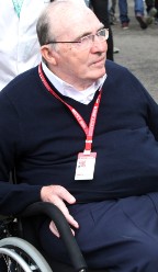 弗兰克威廉姆斯爵士，团队校长和天才背后的威廉姆斯F1衣服。