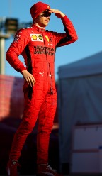 2020年2月，法拉利F1摩纳哥赛车手查尔斯·勒克莱尔在巴塞罗那进行季前测试。